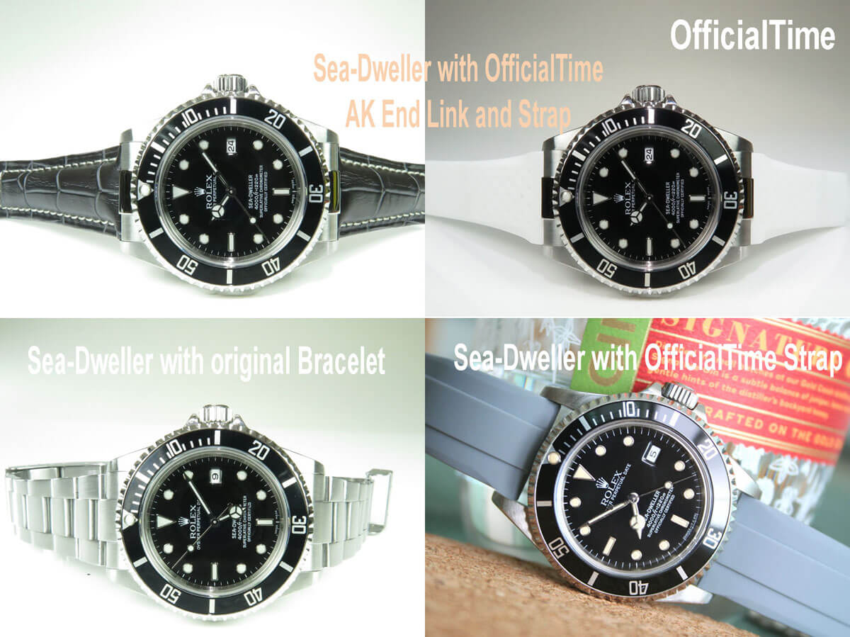 OfficialTime AK end link for Rolex